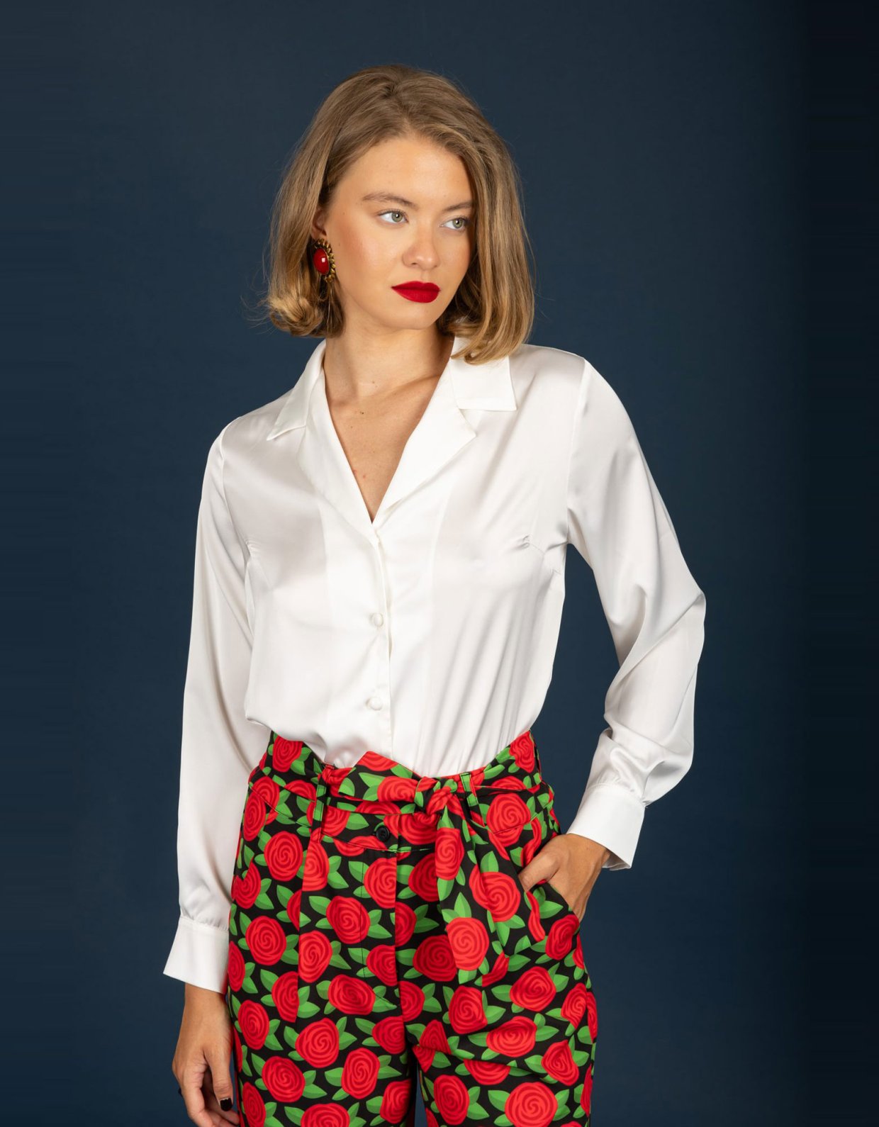 Chaton Kathleen shirt white