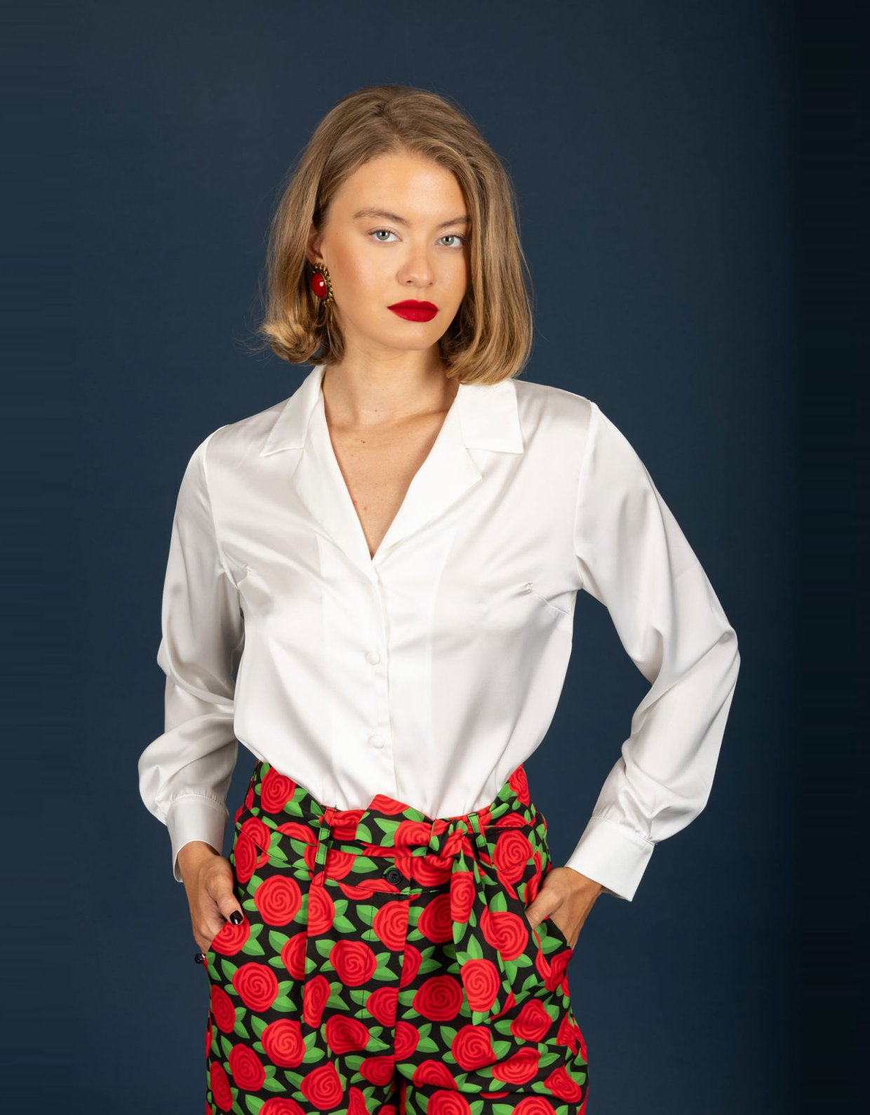 Chaton Kathleen shirt white