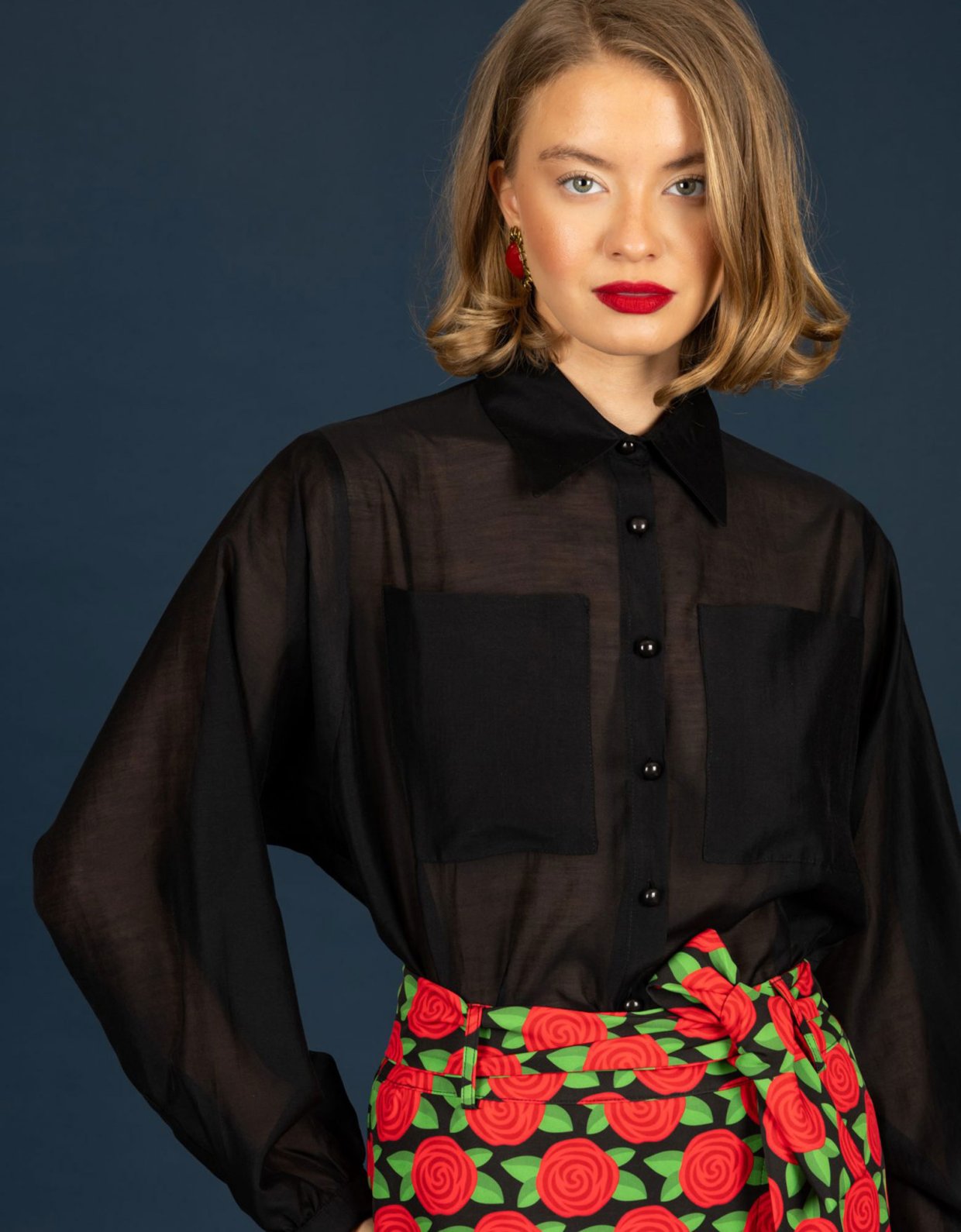 Chaton Kelya shirt black