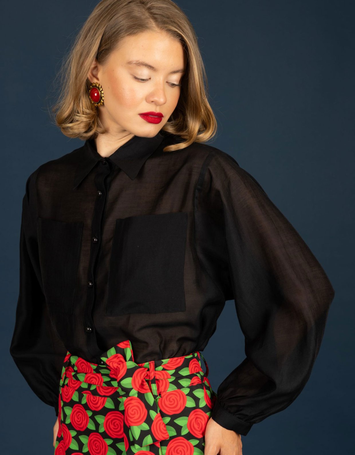 Chaton Kelya shirt black