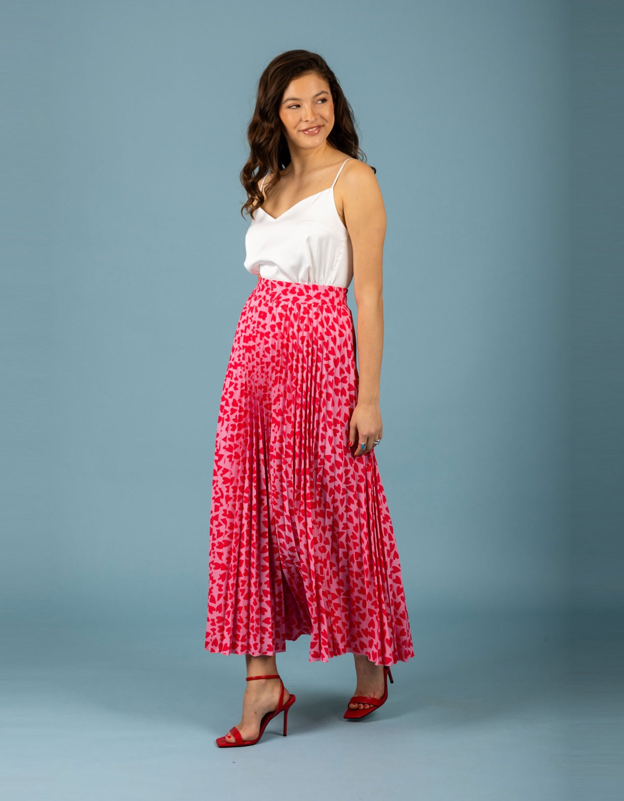 Chaton Kiara plisse skirt
