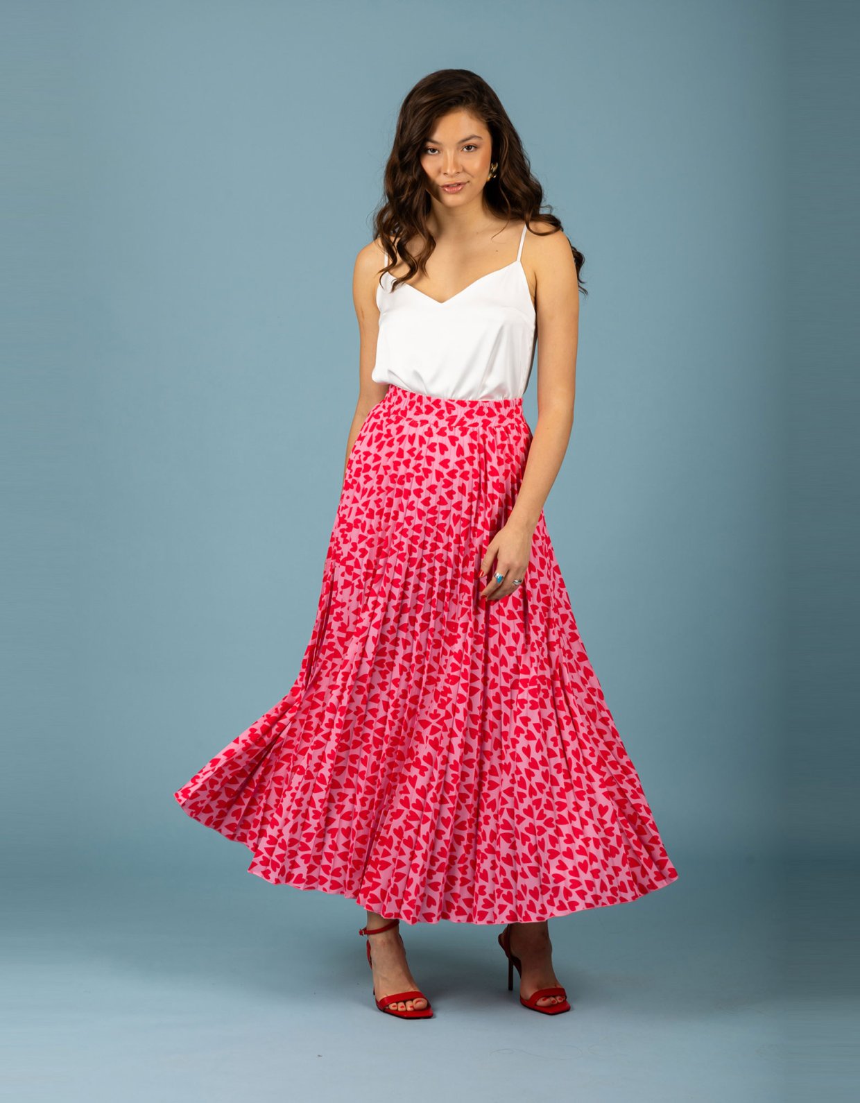 Chaton Kiara plisse skirt