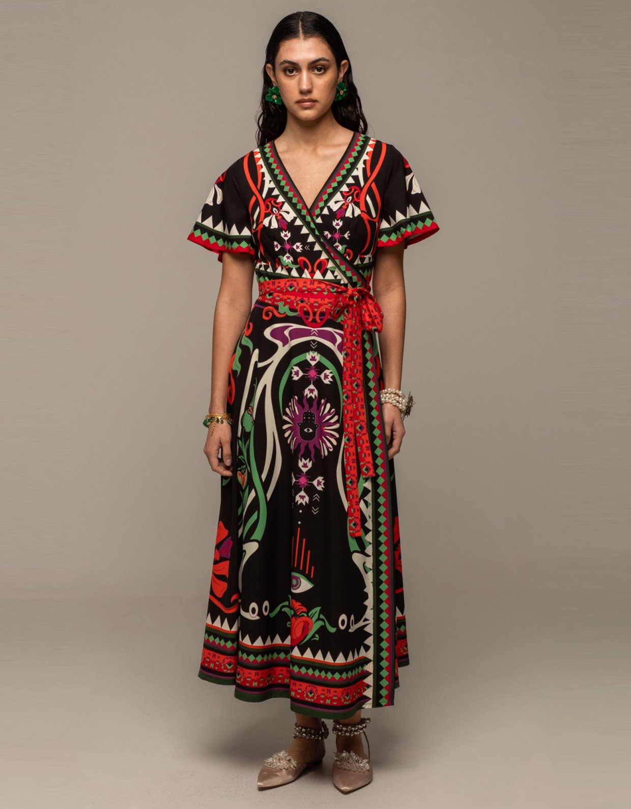 Peace and Chaos Kindred wrap dress