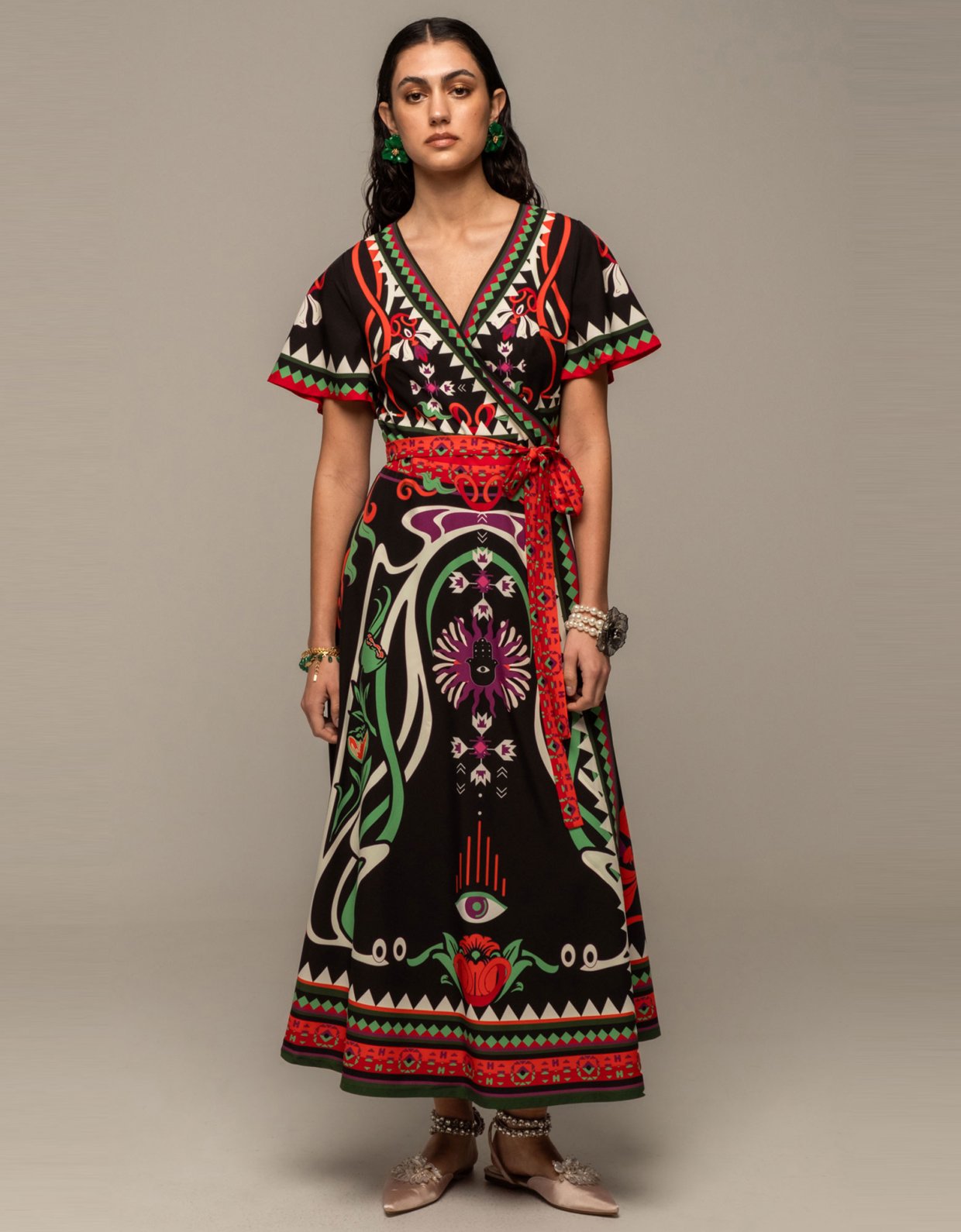 Peace and Chaos Kindred wrap dress