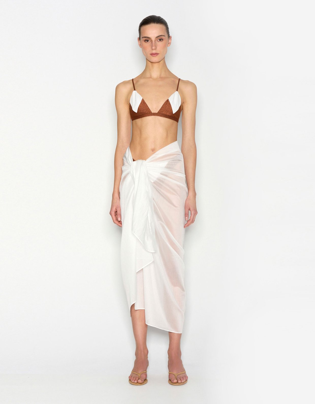Nadia Rapti Kiss bikini white/bronze