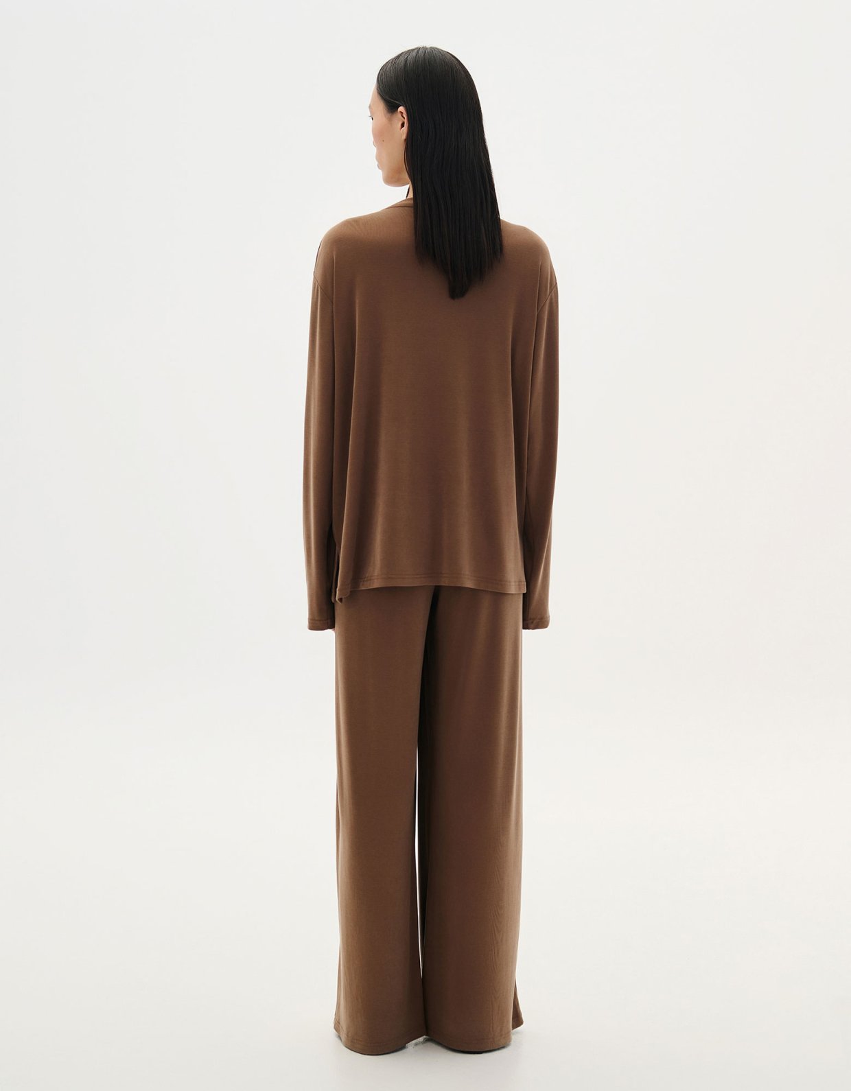 Combos Knitwear Ribbed set camel