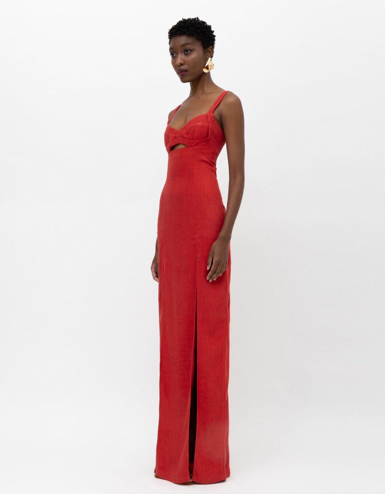 Mallory the label Kora passion dress red