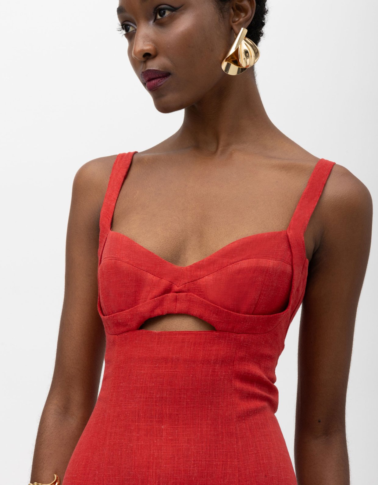 Mallory the label Kora passion dress red