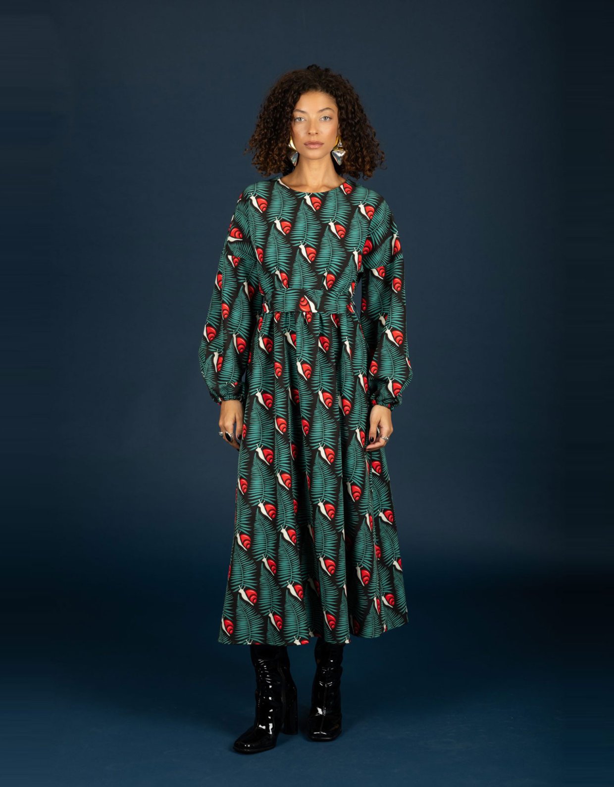 Chaton Kristen dress red