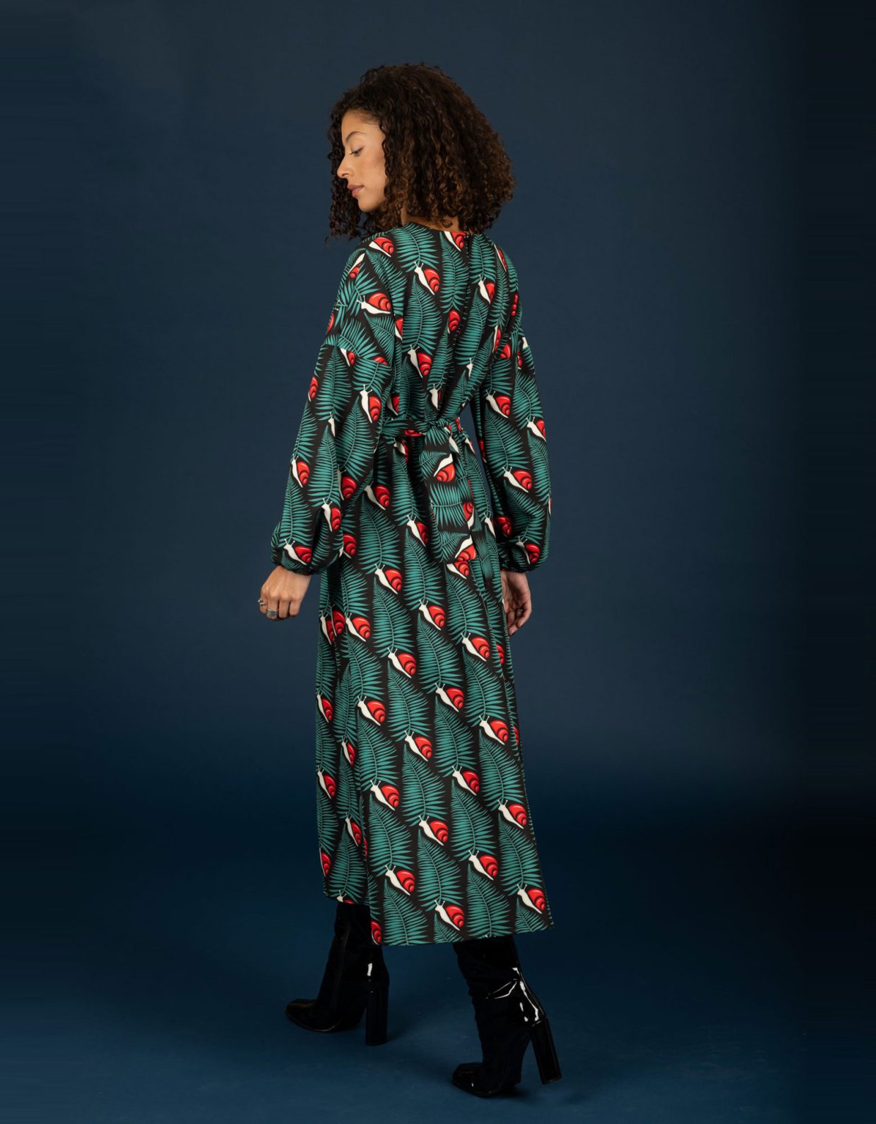 Chaton Kristen dress red