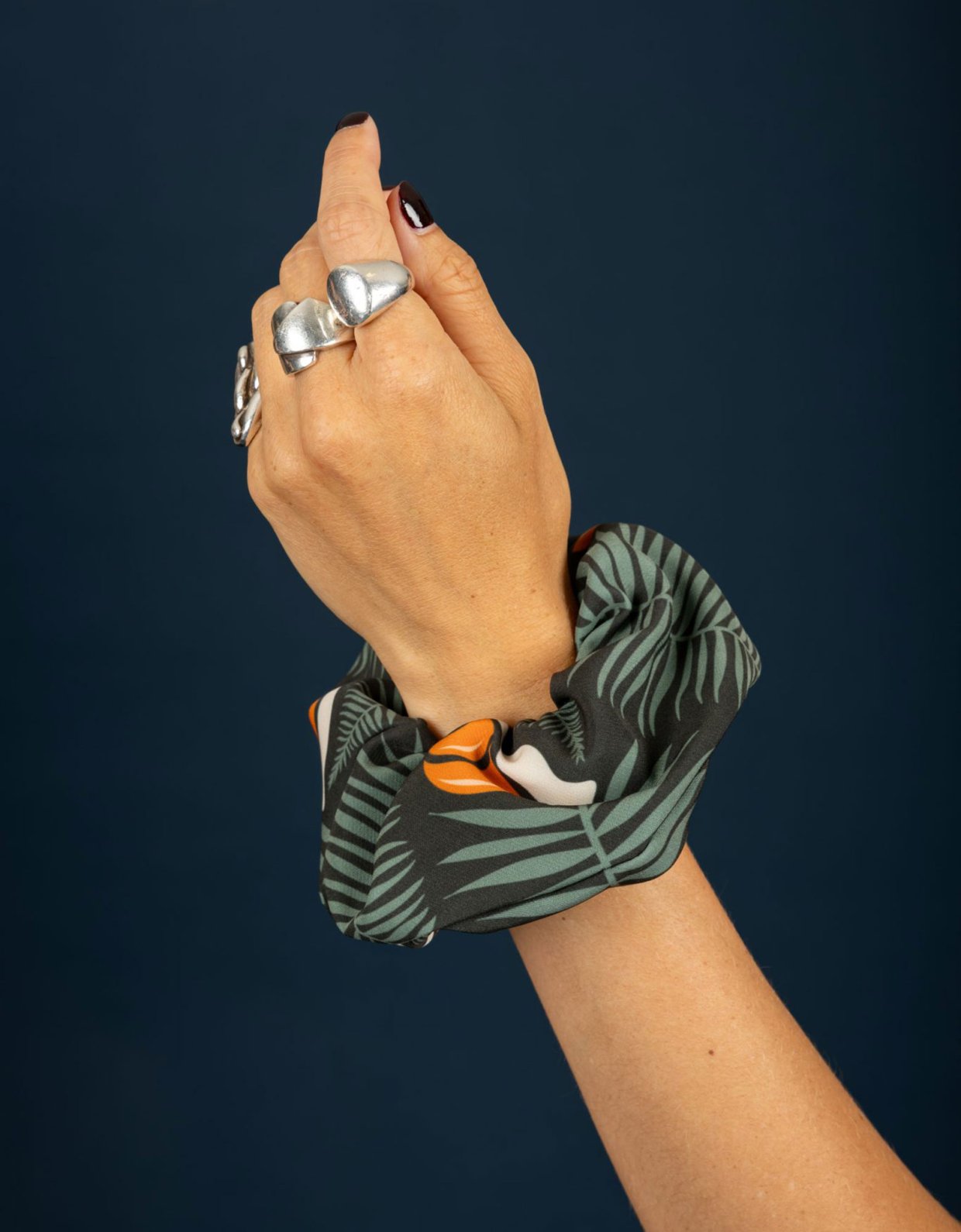 Chaton Kristen scrunchie orange