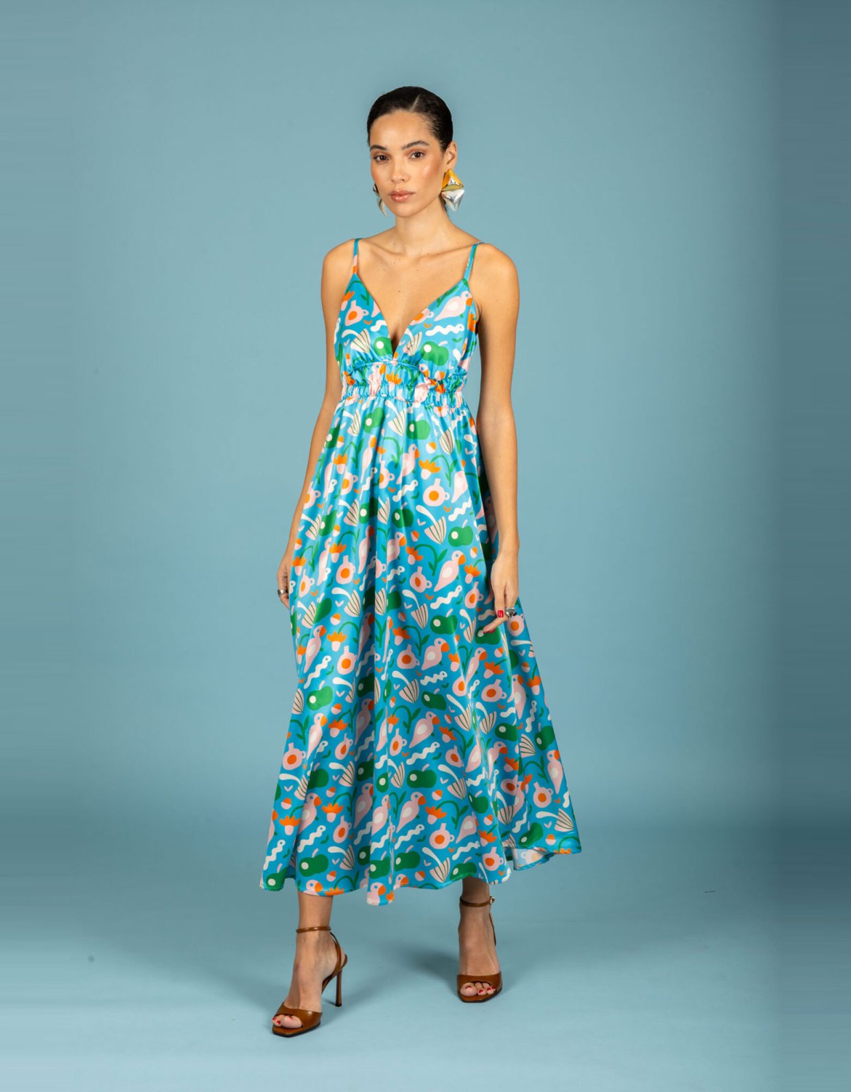 Chaton Kymo satin dress