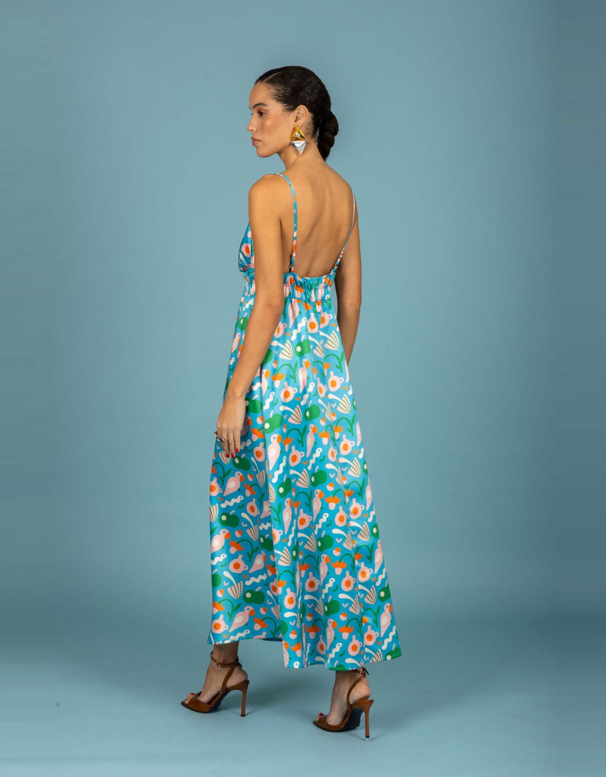 Chaton Kymo satin dress
