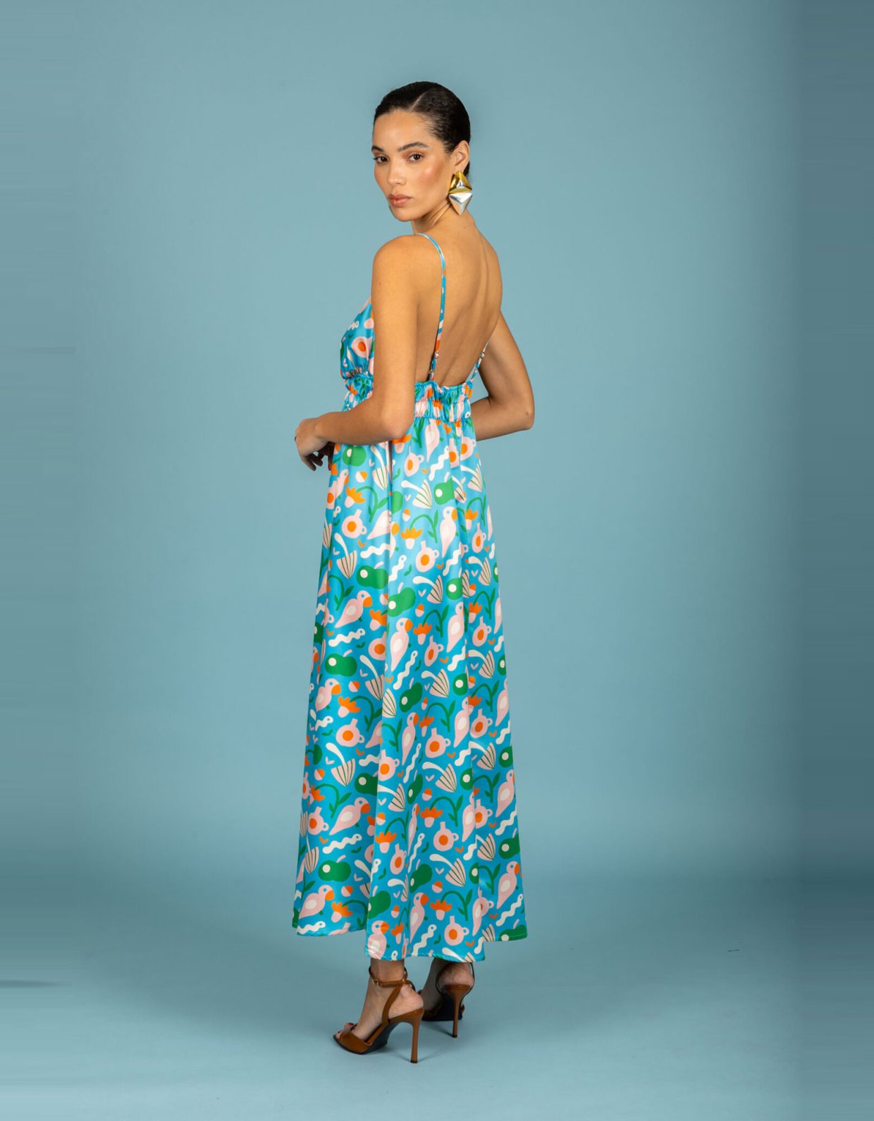 Chaton Kymo satin dress