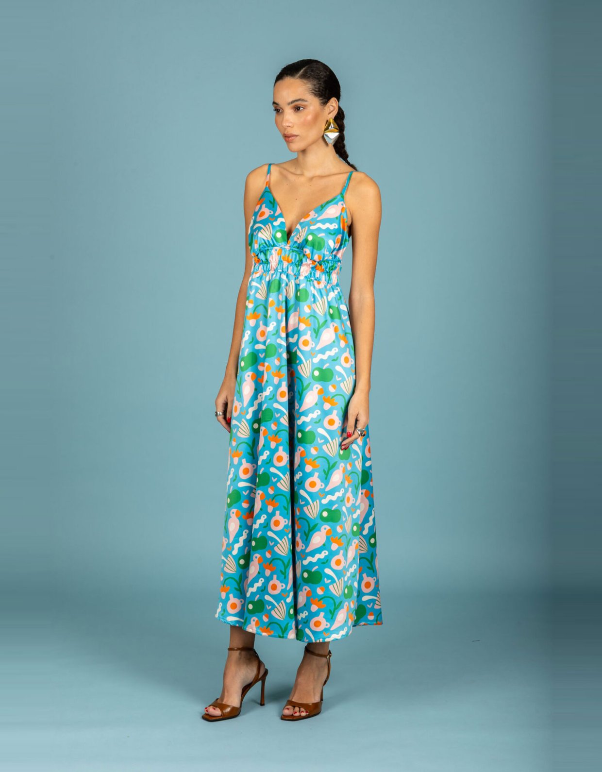 Chaton Kymo satin dress