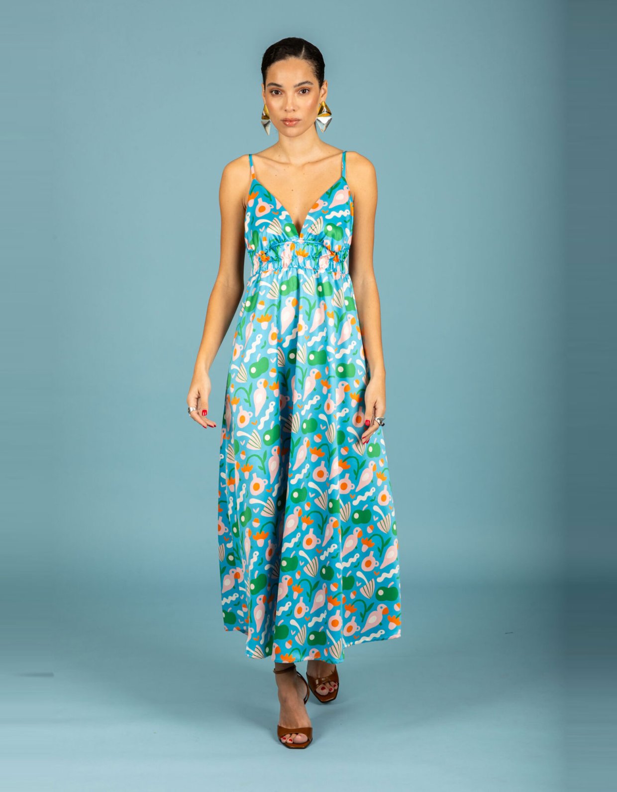 Chaton Kymo satin dress