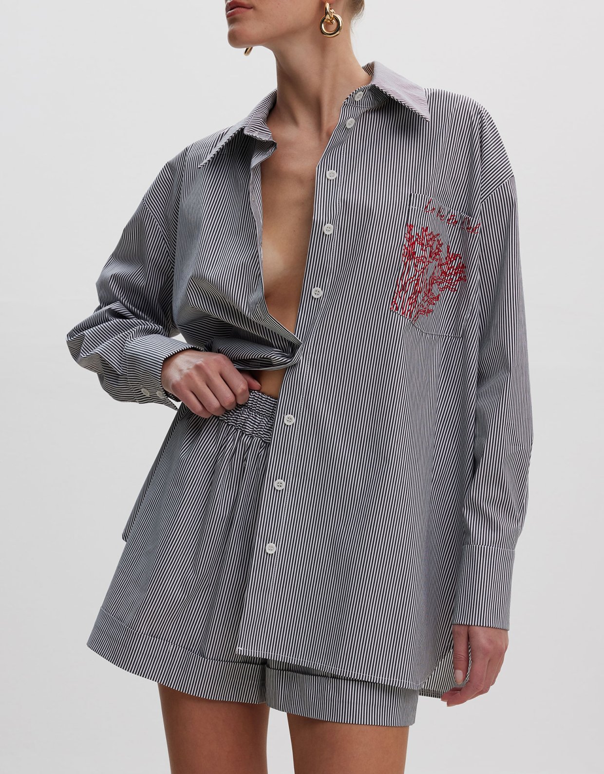 Ciel Concept La vie enciel black stripes shirt