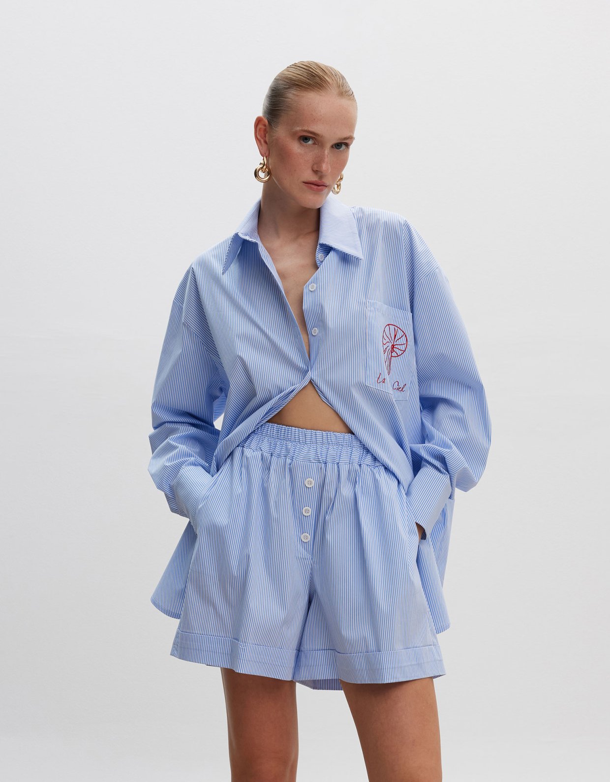 Ciel Concept La vie en ciel ciel stripes shorts