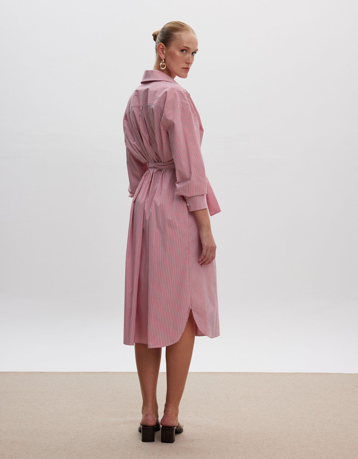 Ciel Concept La vie en ciel red stripes dress