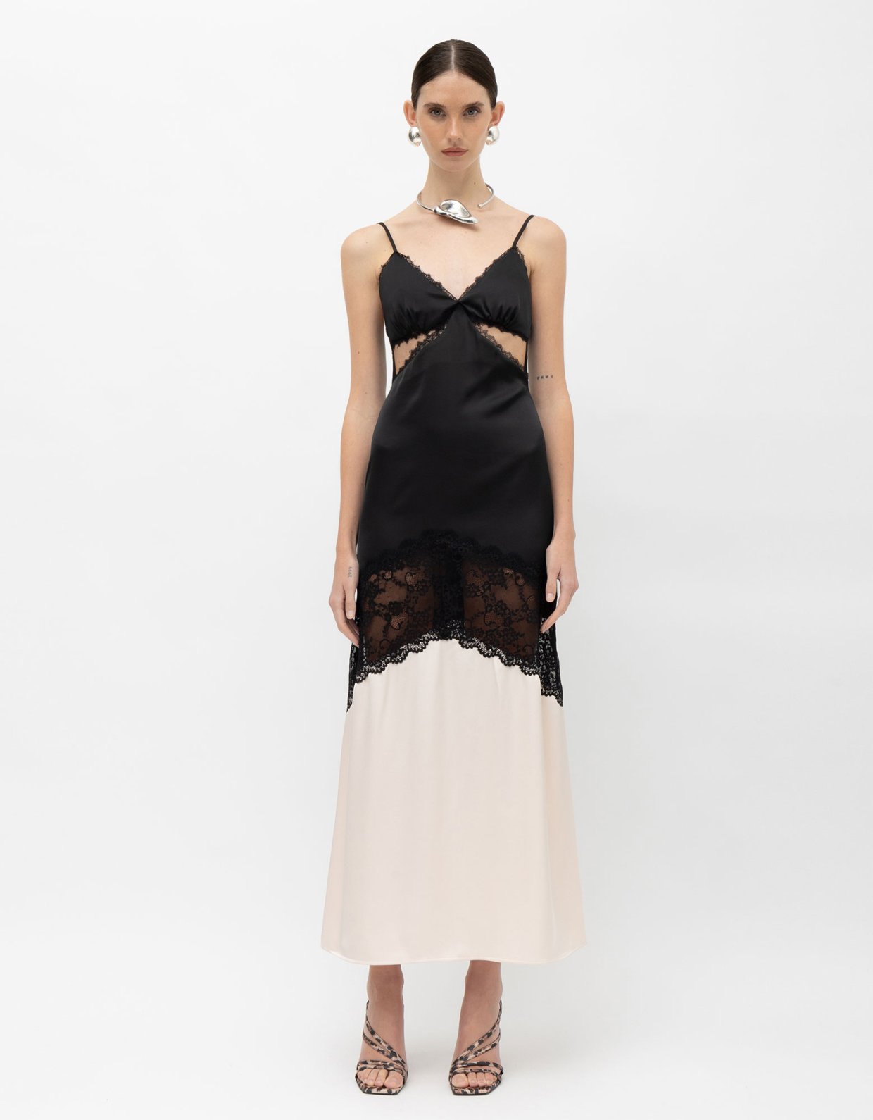 Mallory the label Lalibela dress b&w