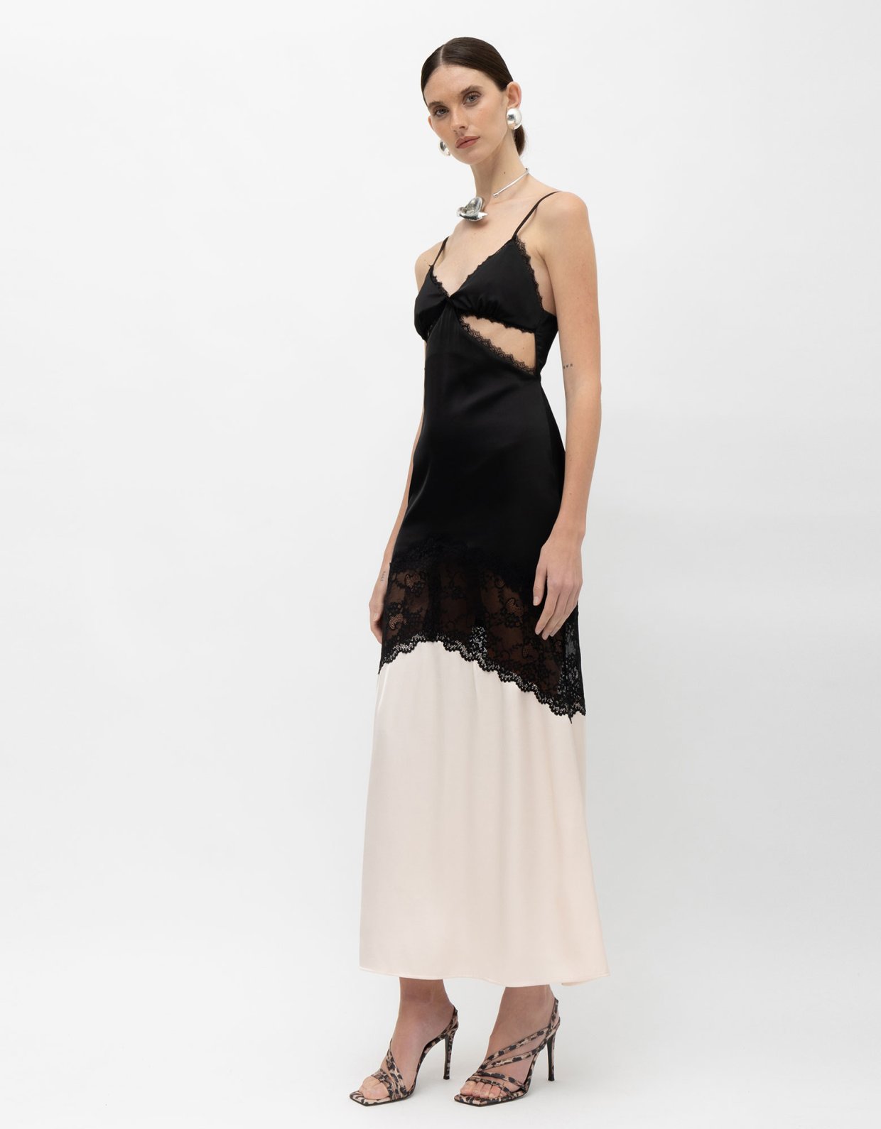 Mallory the label Lalibela dress b&w