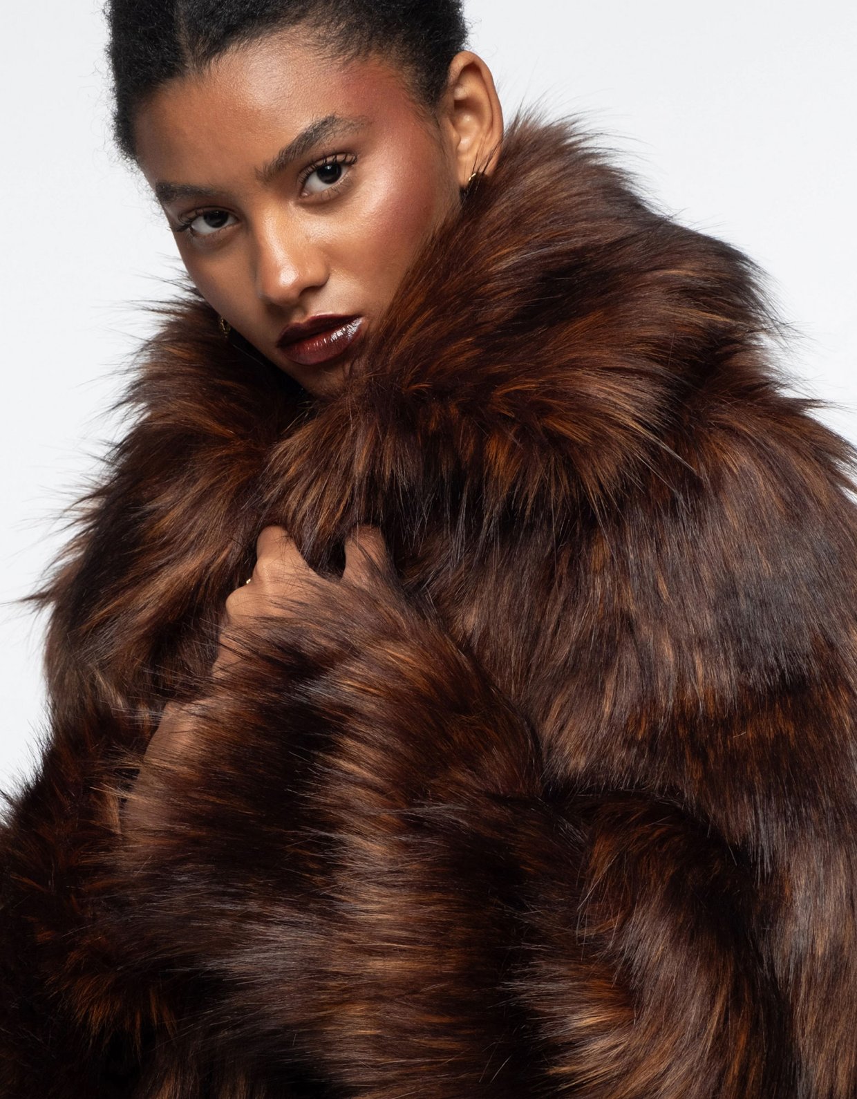 Peace and Chaos Lavish eco-fur coat faux fox