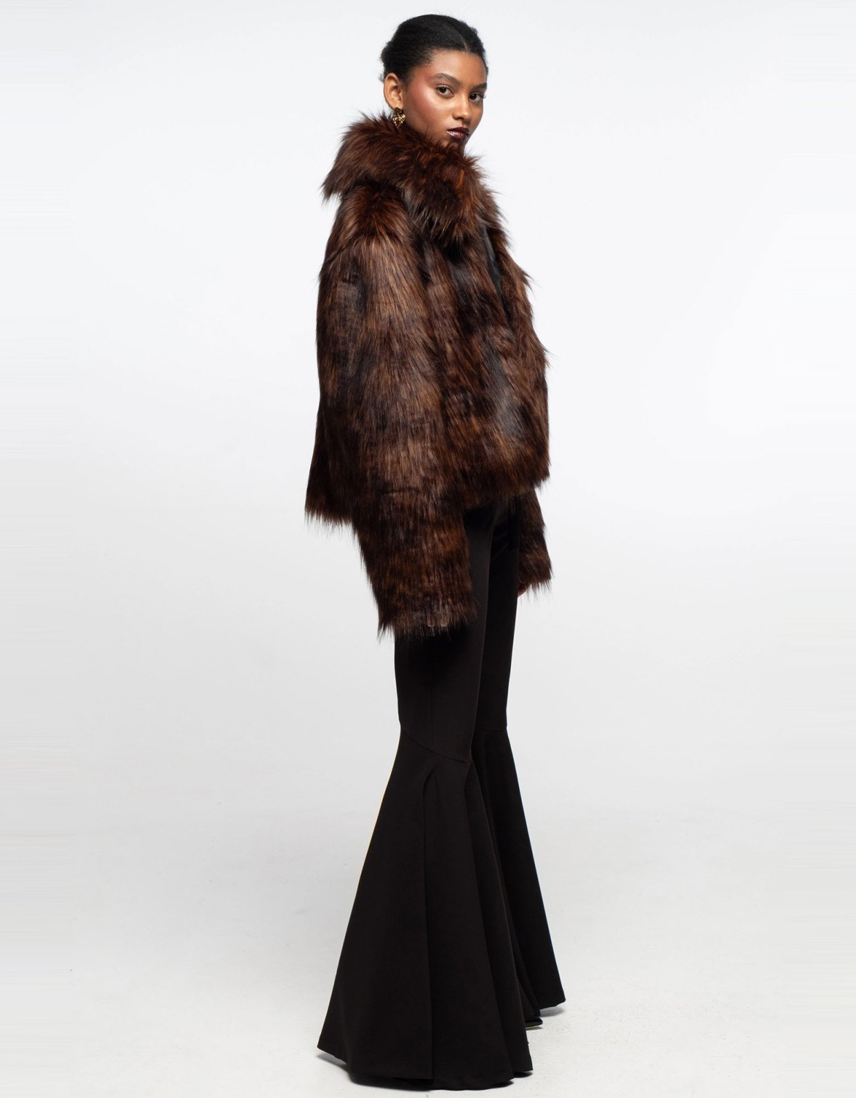 Peace and Chaos Lavish eco-fur coat faux fox