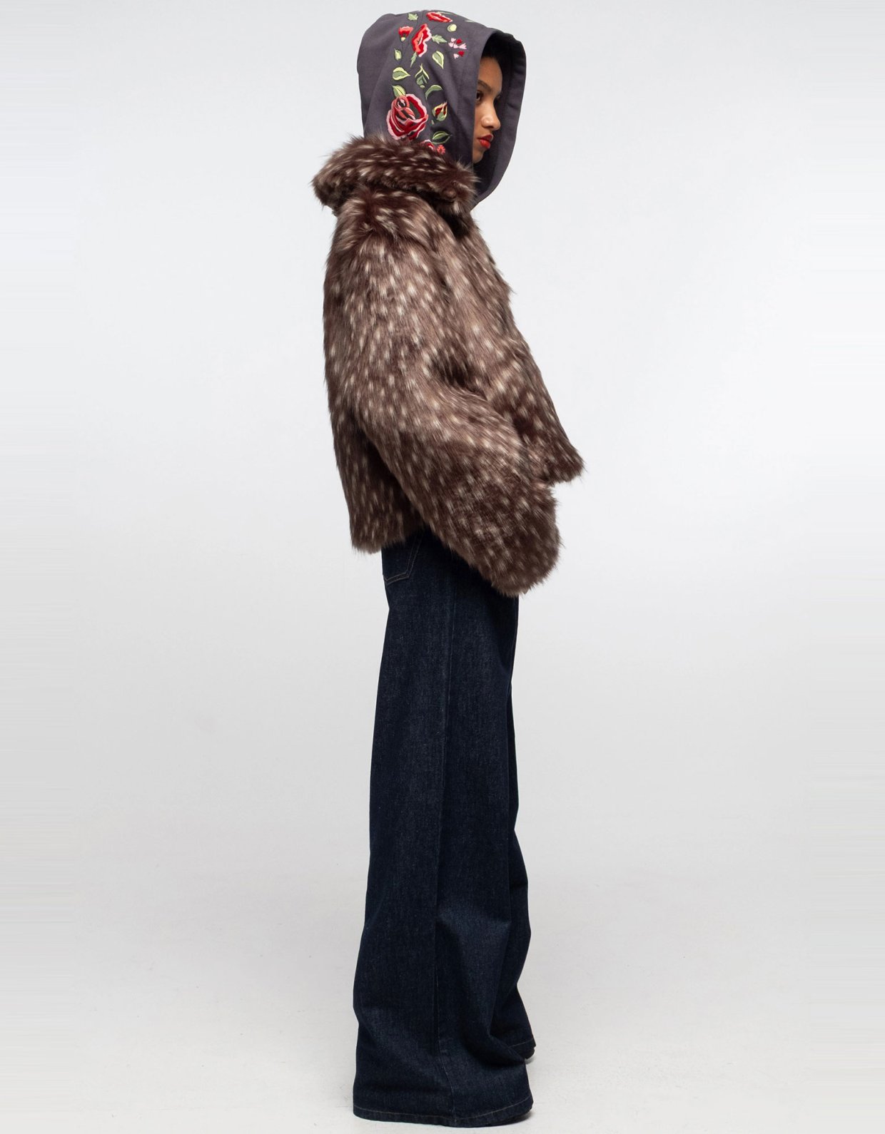 Peace and Chaos Lavish eco-fur coat faux lynks