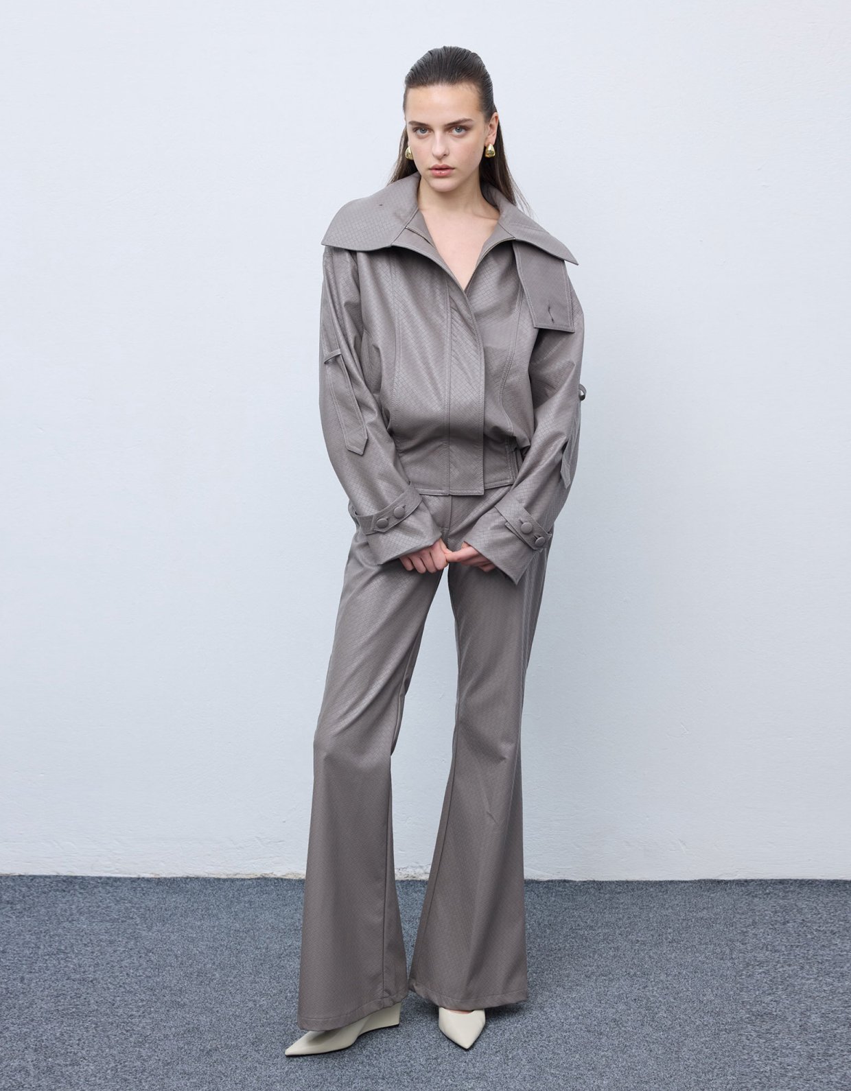 Ciel Concept Leather knots jacket elephant