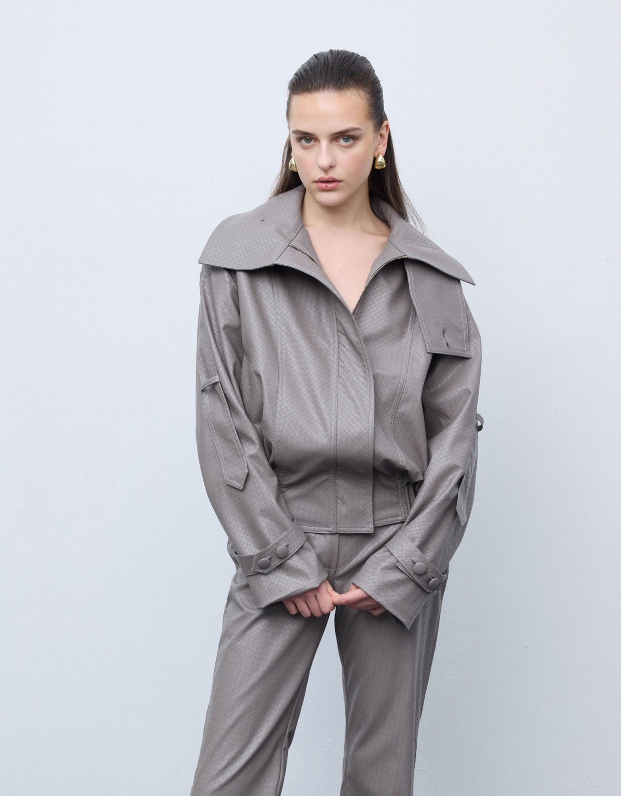 Ciel Concept Leather knots jacket elephant