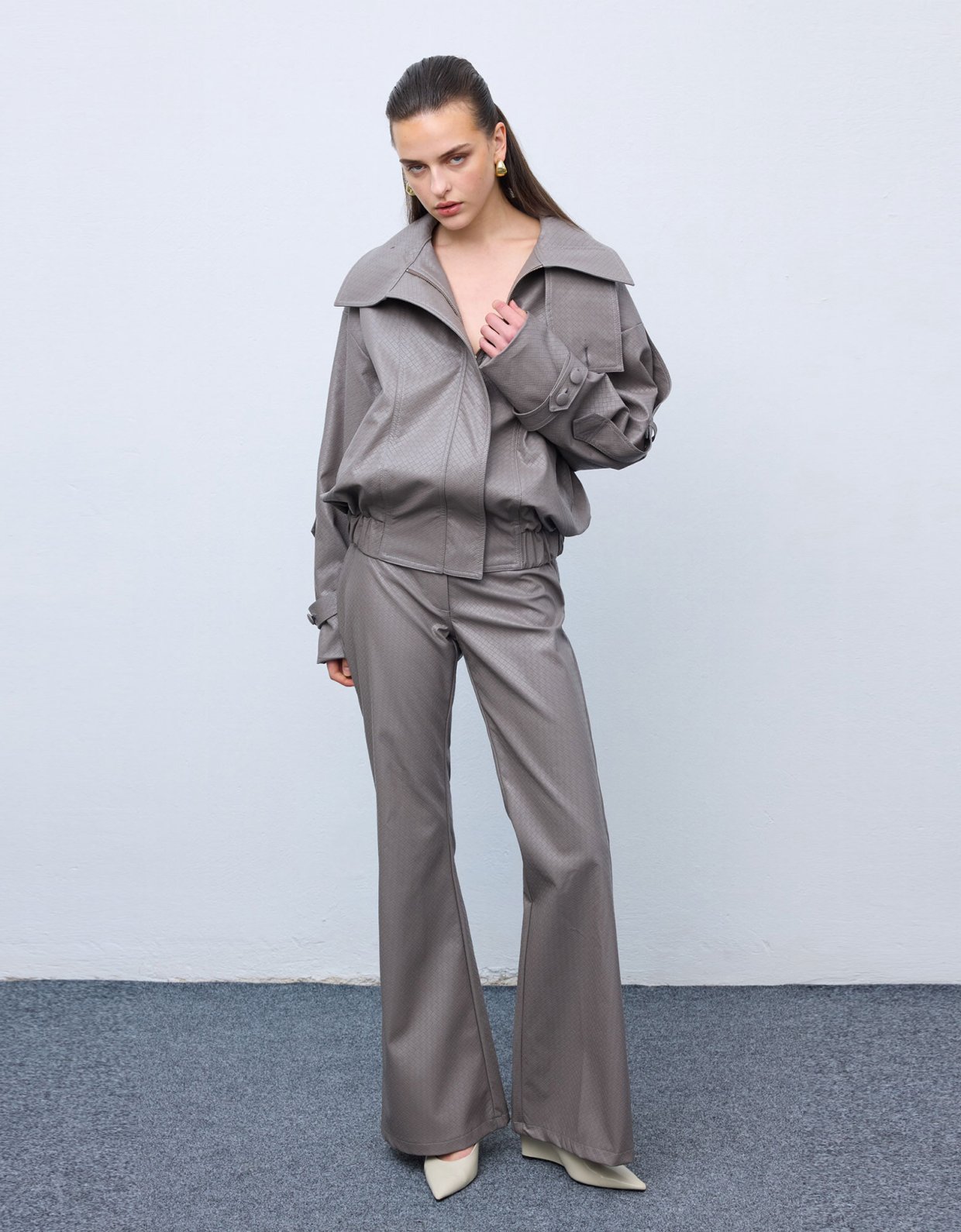 Ciel Concept Leather knots jacket elephant