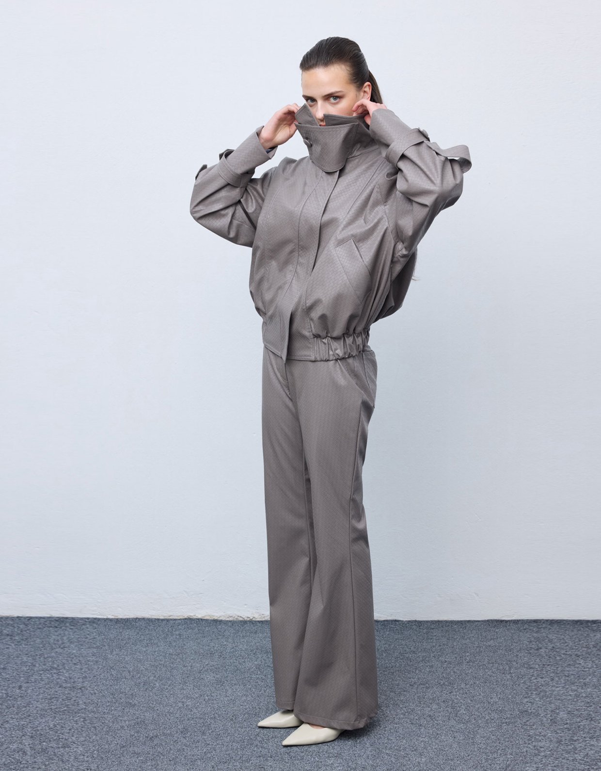 Ciel Concept Leather knots pants elephant