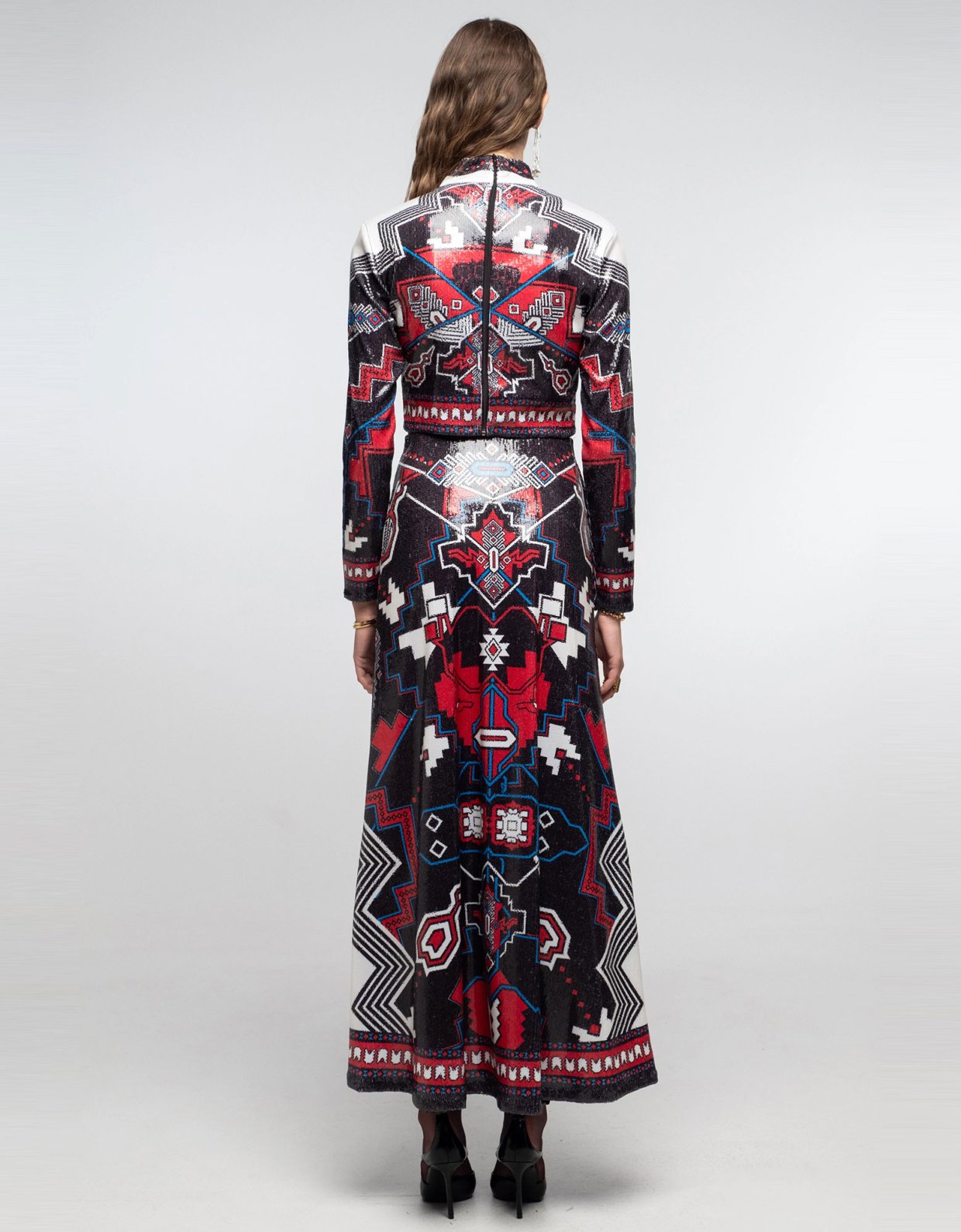 Peace and Chaos Legacy sequin long skirt