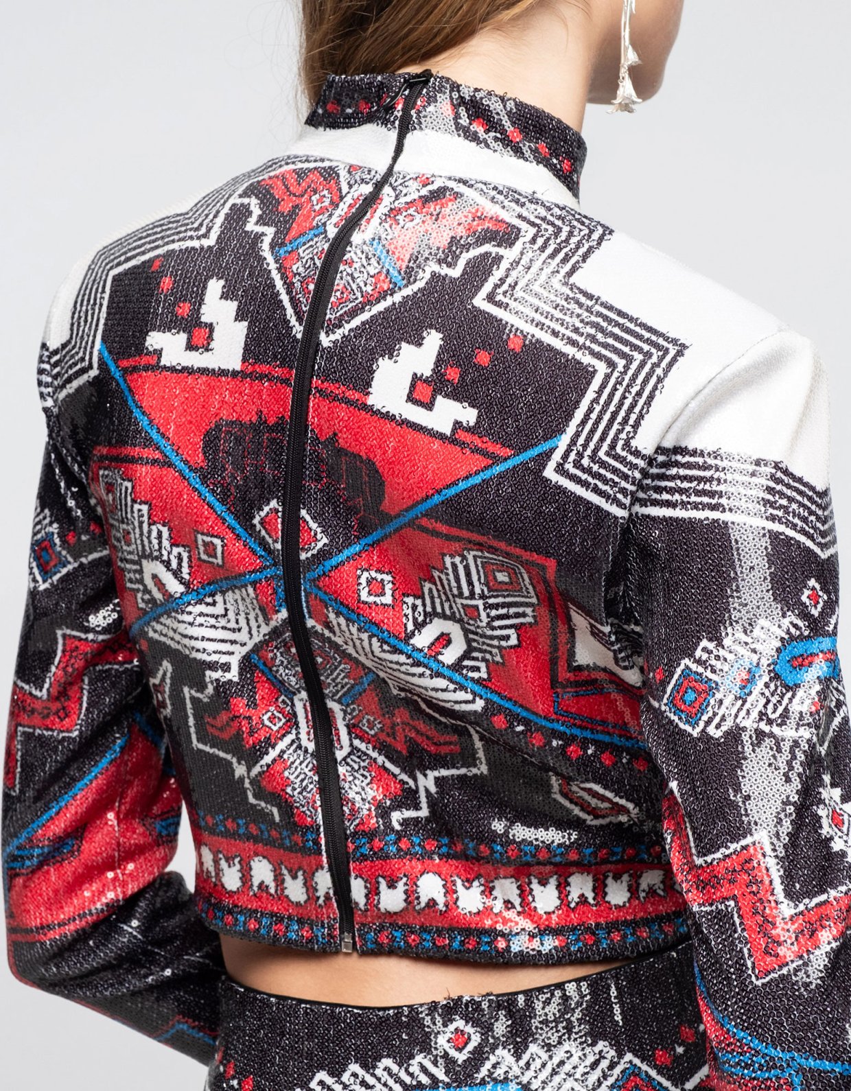 Peace and Chaos Legacy sequin turtleneck top