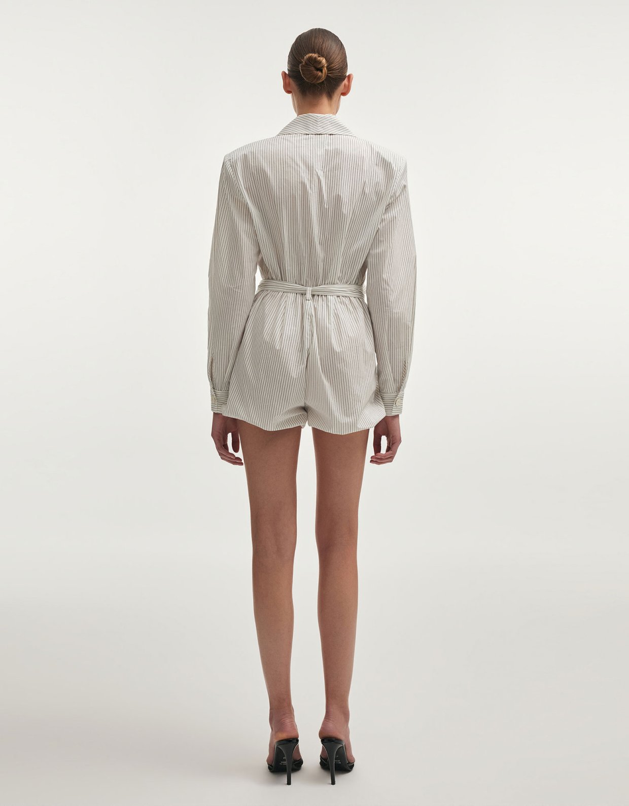 Nadia Rapti Leone playsuit white/black