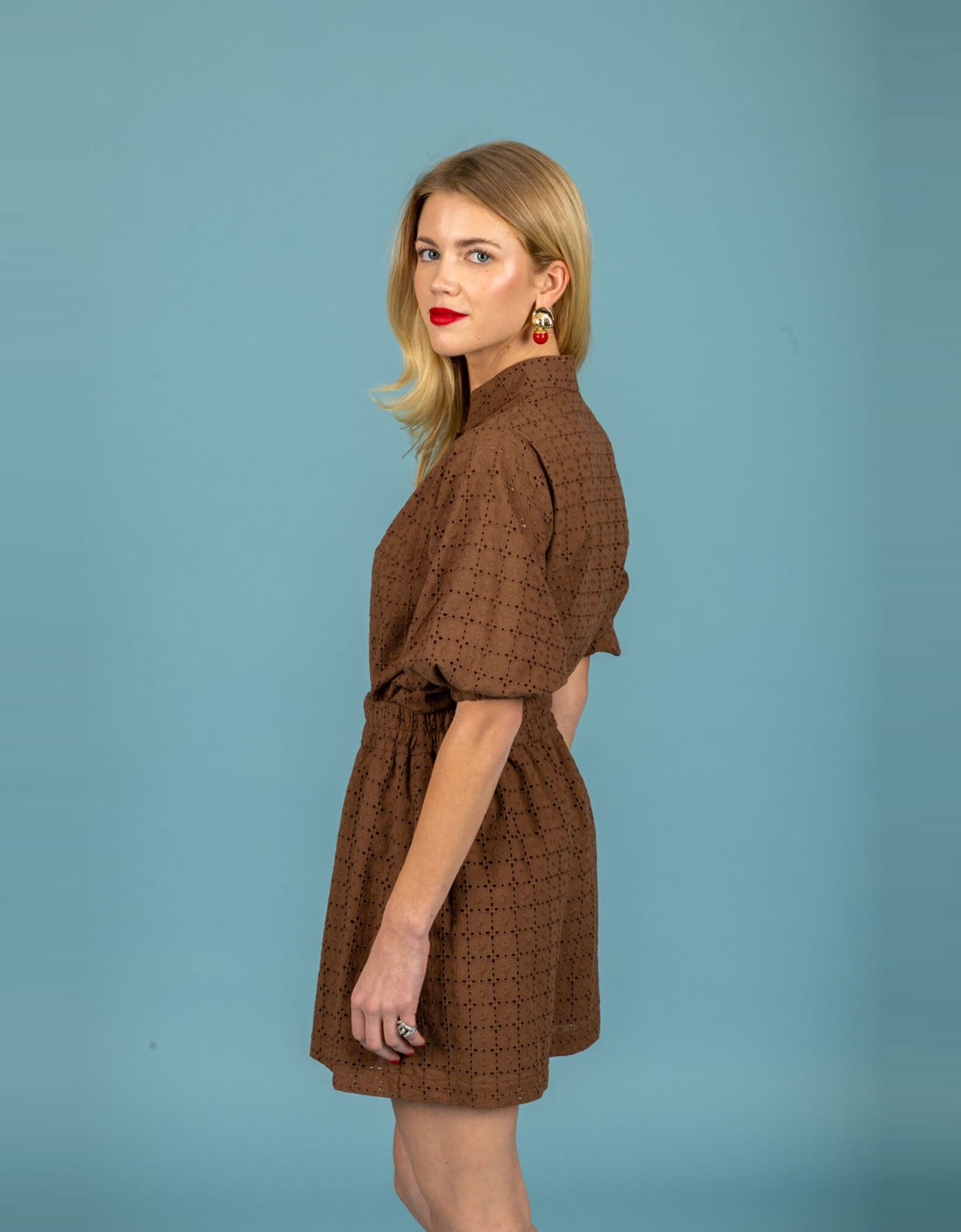 Chaton Leora shorts chocolate