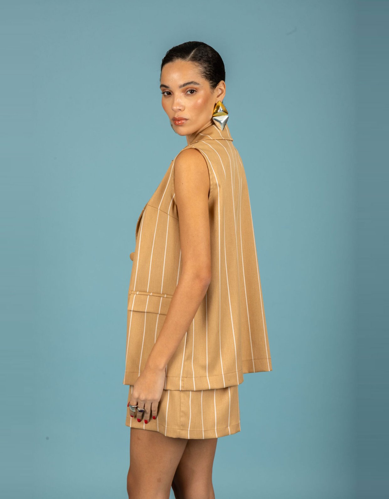 Chaton Lilo sleeveless blazer