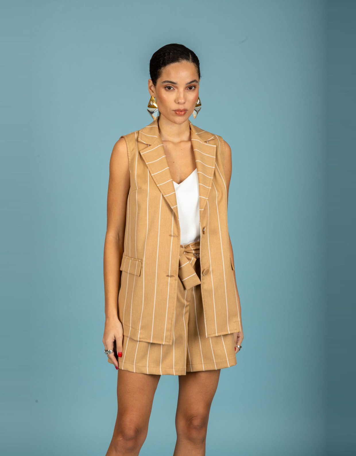 Chaton Lilo sleeveless blazer