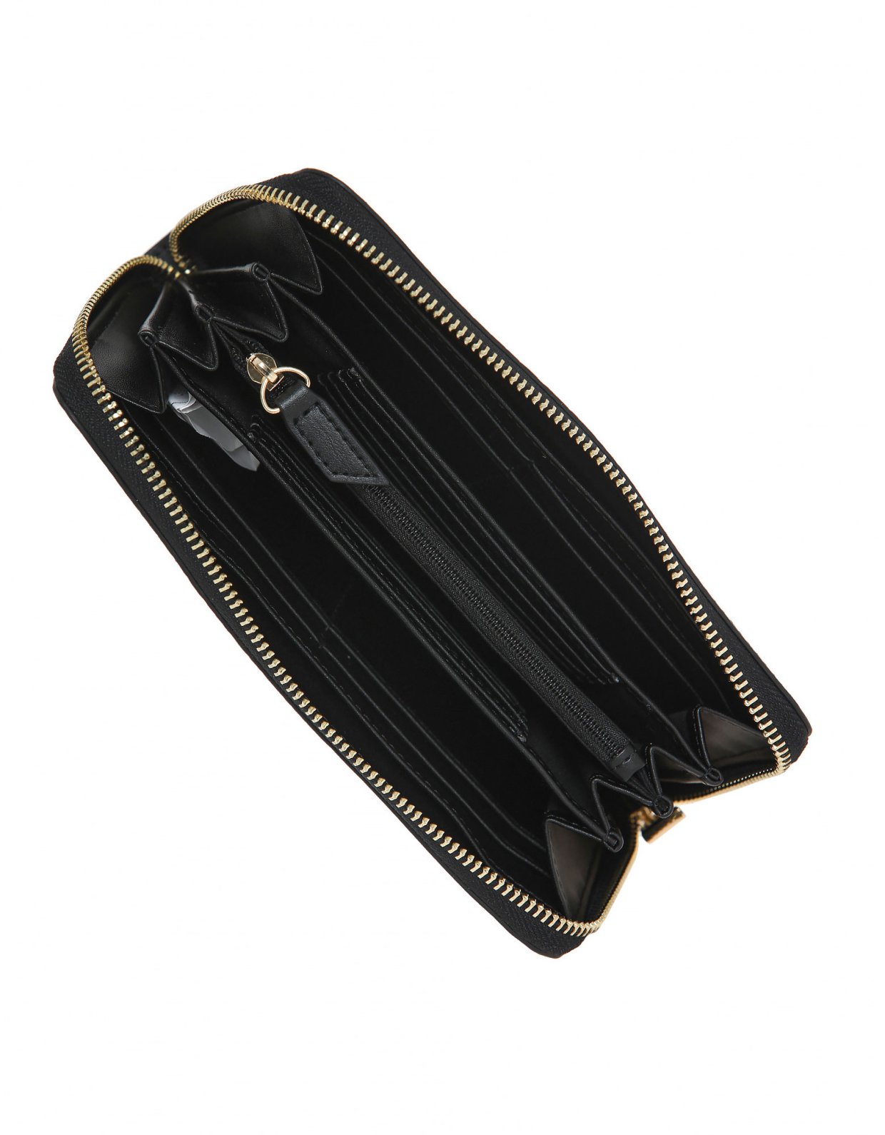 By Byblos Lily zip around wallet black