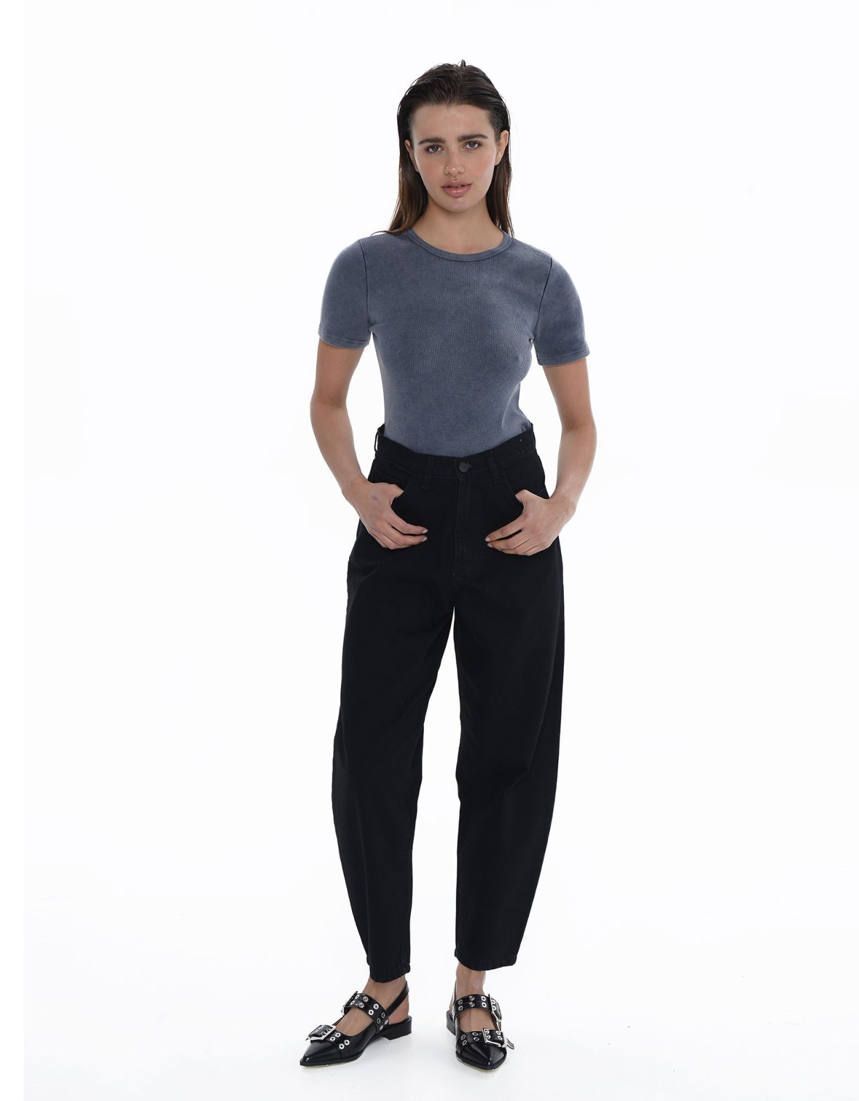 Sac Jeans Lima denim pants black