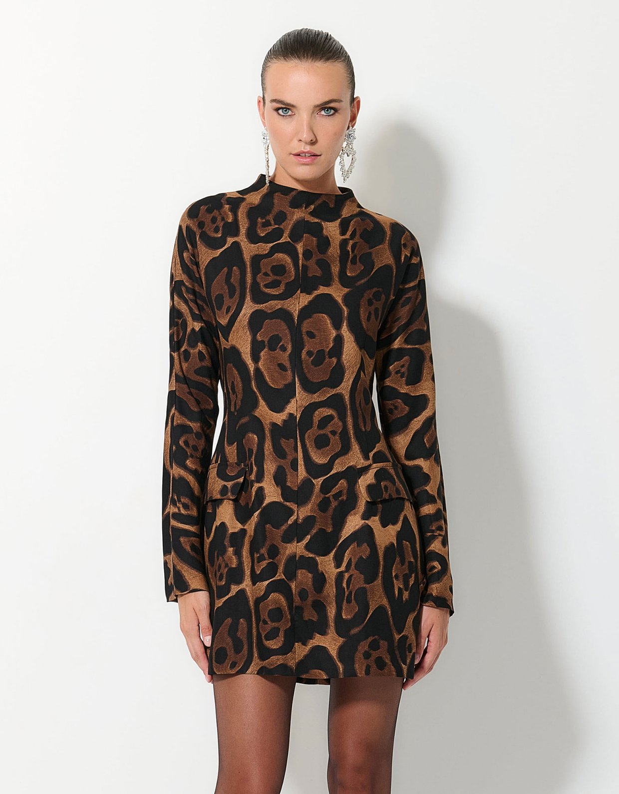 Dorina Savva Lita dress animal print