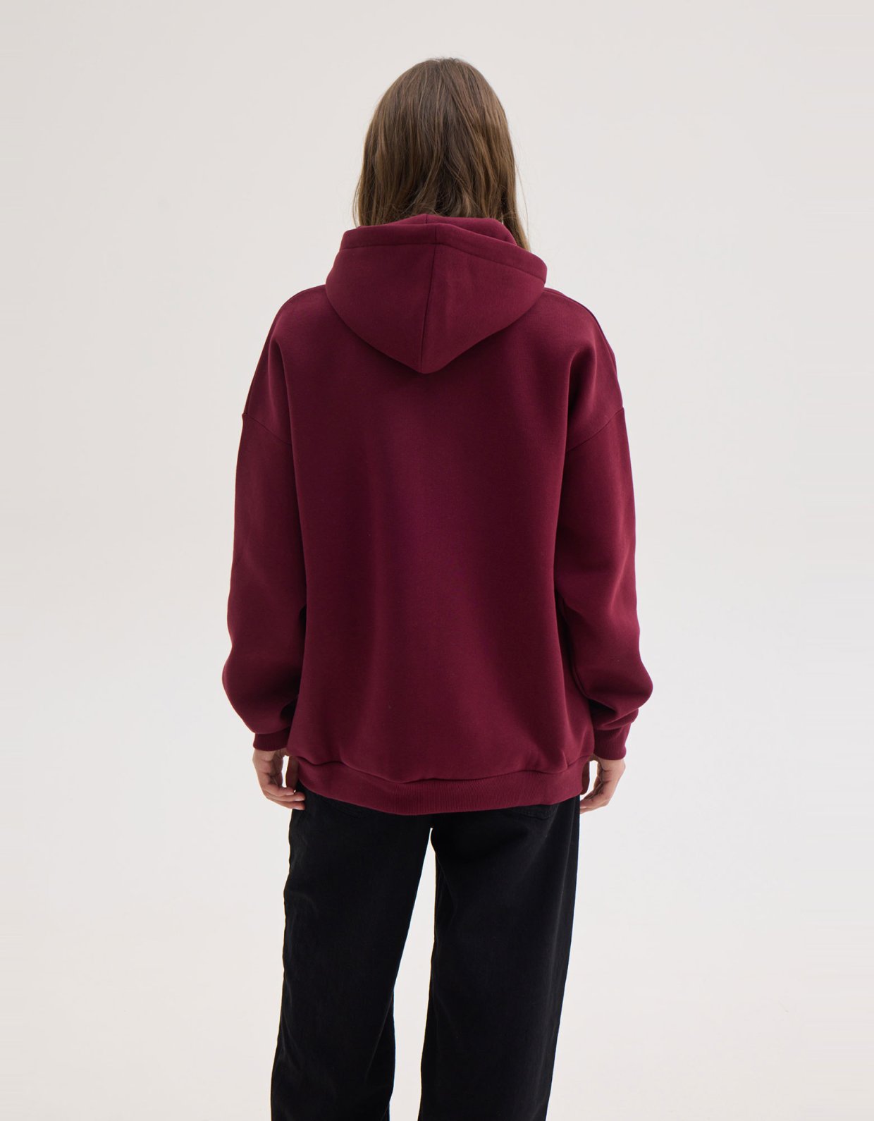 Sunset go Lizi zip hoodie aubergine