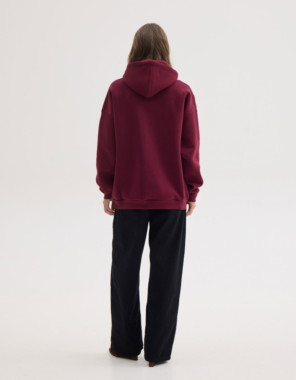 Sunset go Lizi zip hoodie aubergine