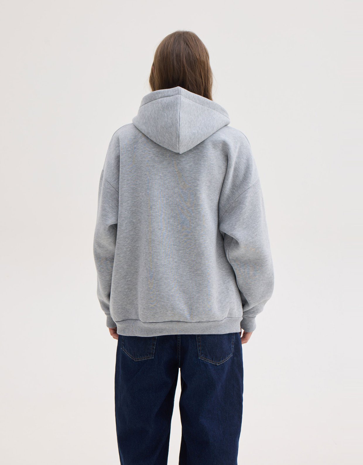Sunset go Lizi zip hoodie grey
