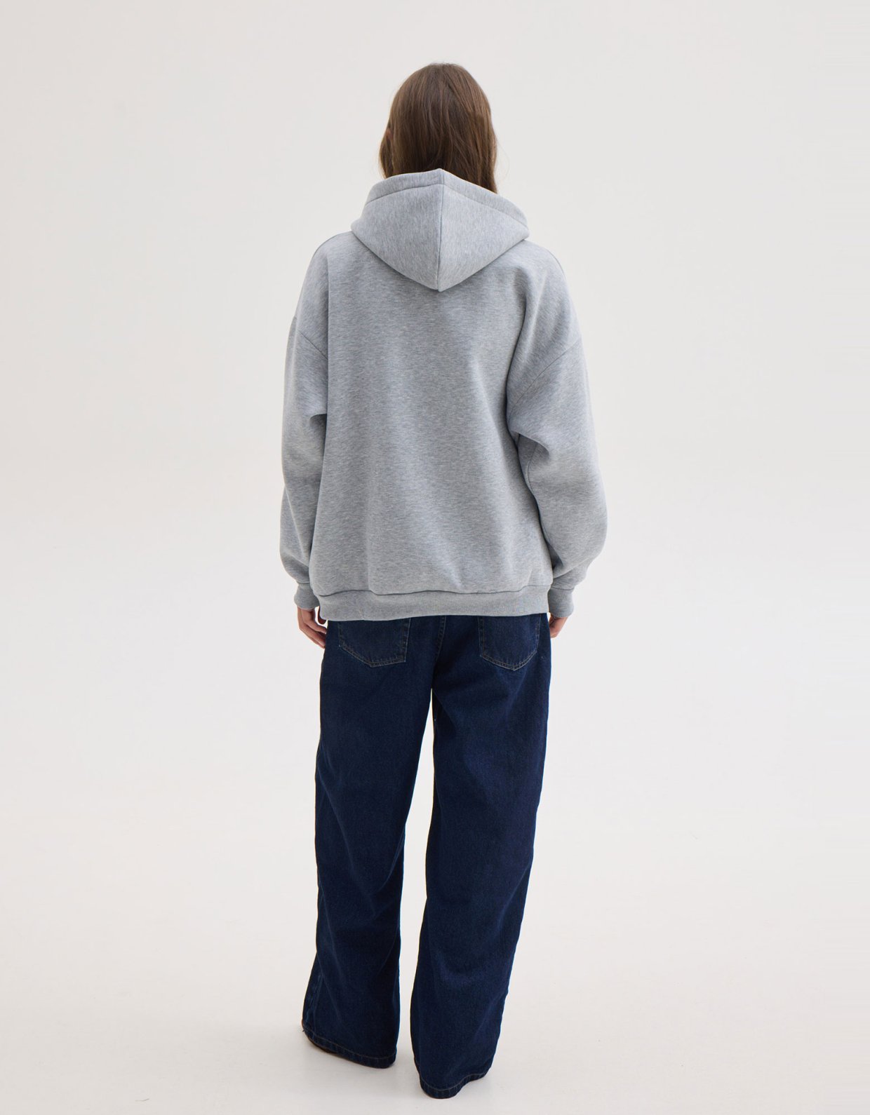 Sunset go Lizi zip hoodie grey