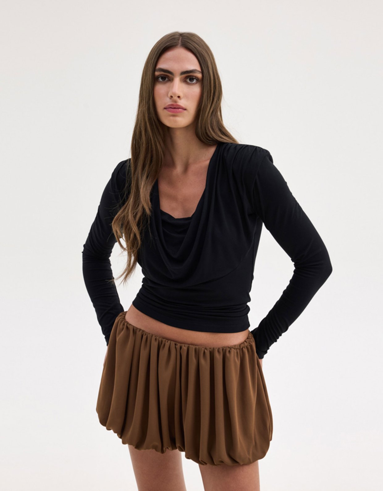 Sunset go Louise top black