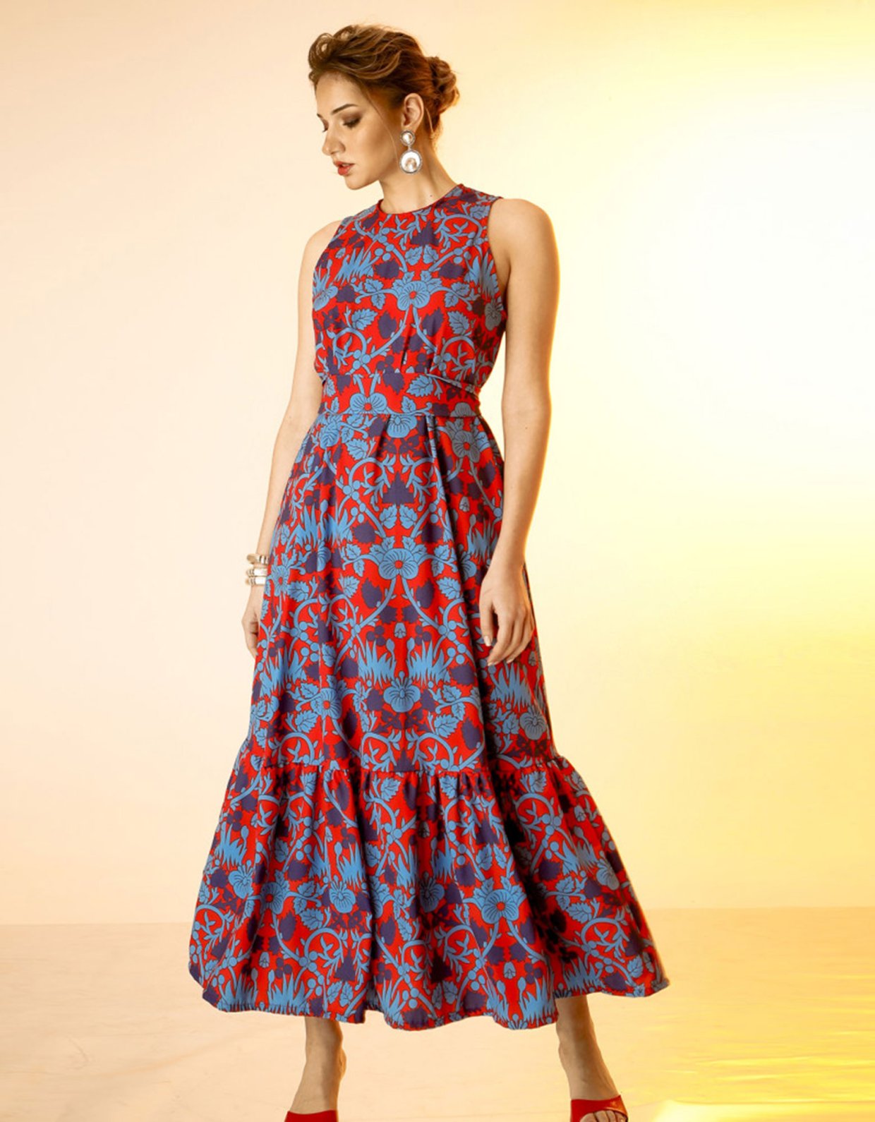 Bee Me Lucia dress red