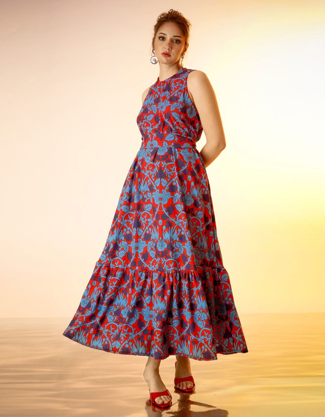 Bee Me Lucia dress red