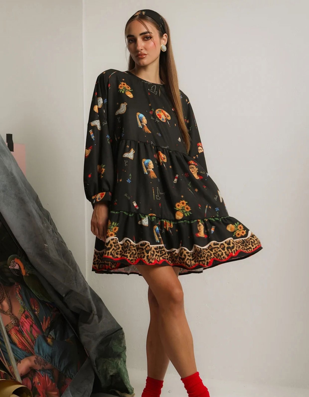Bee Me Lumi dress leopard