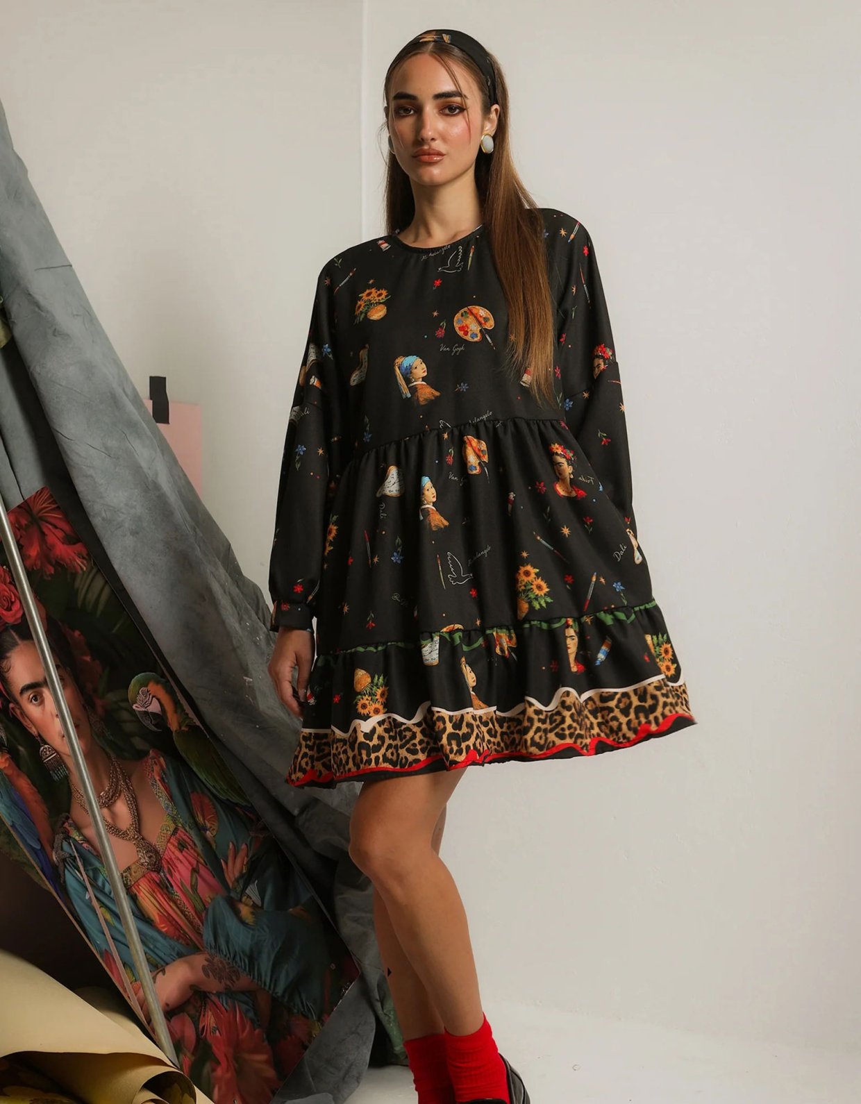 Bee Me Lumi dress leopard